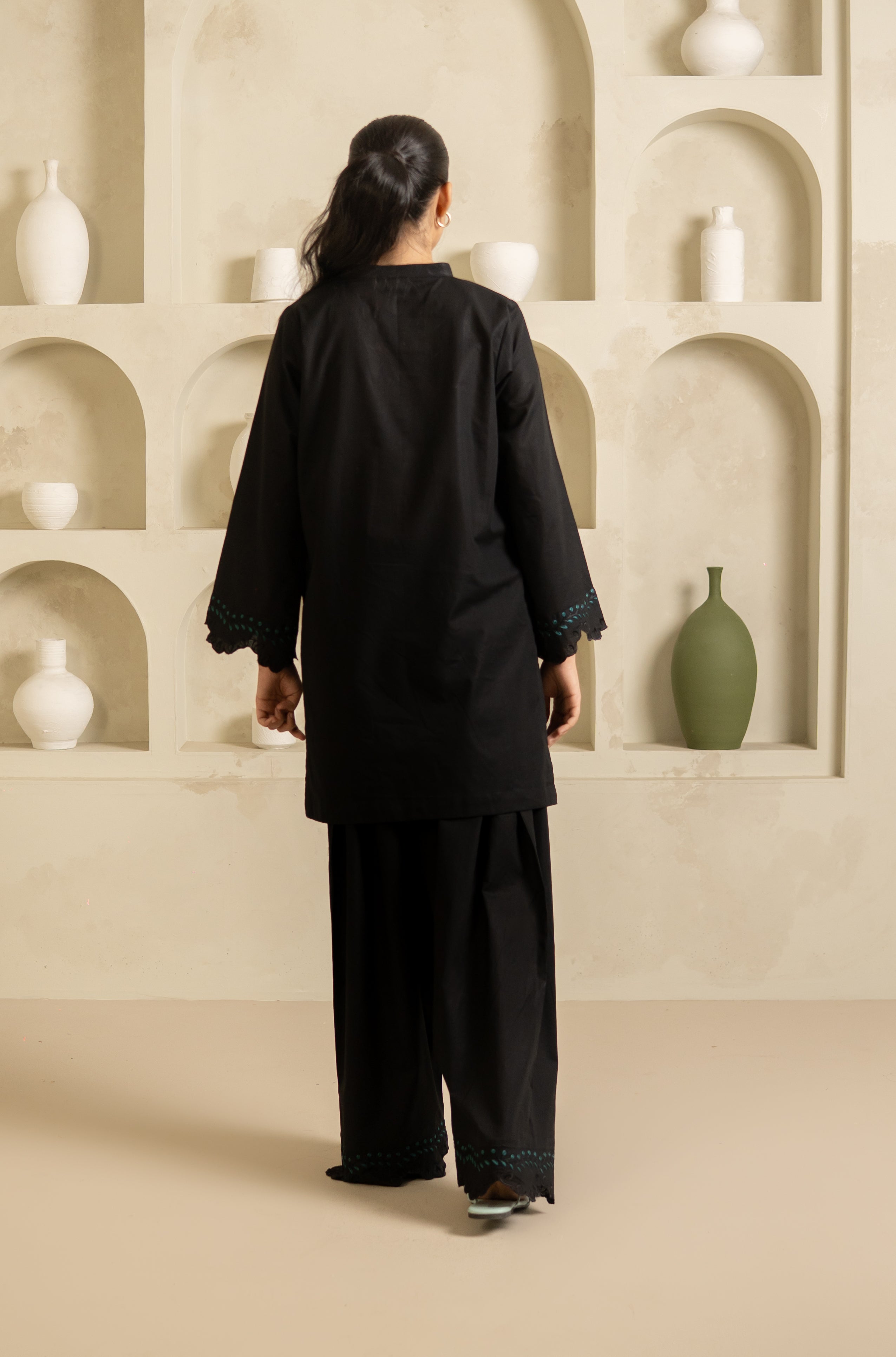 SIA SET 3pc (Farshi shalwar)